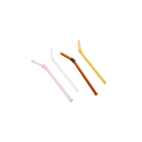 HAY - Sip Straw 4er Set Glasstrohhalme - swirl