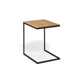 Beistelltisch JANO - Eiche & Classic Black B 35 / T 42 / H 50