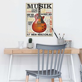 Poster Musik ist Leidenschaft