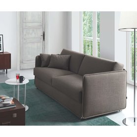 Luxus Schlafsofa Pol74 Atelier Chic Boxspringmatratze 3 Breiten 140x200 und 160x200 Liegefläche Braun Grau Schwarz Blau