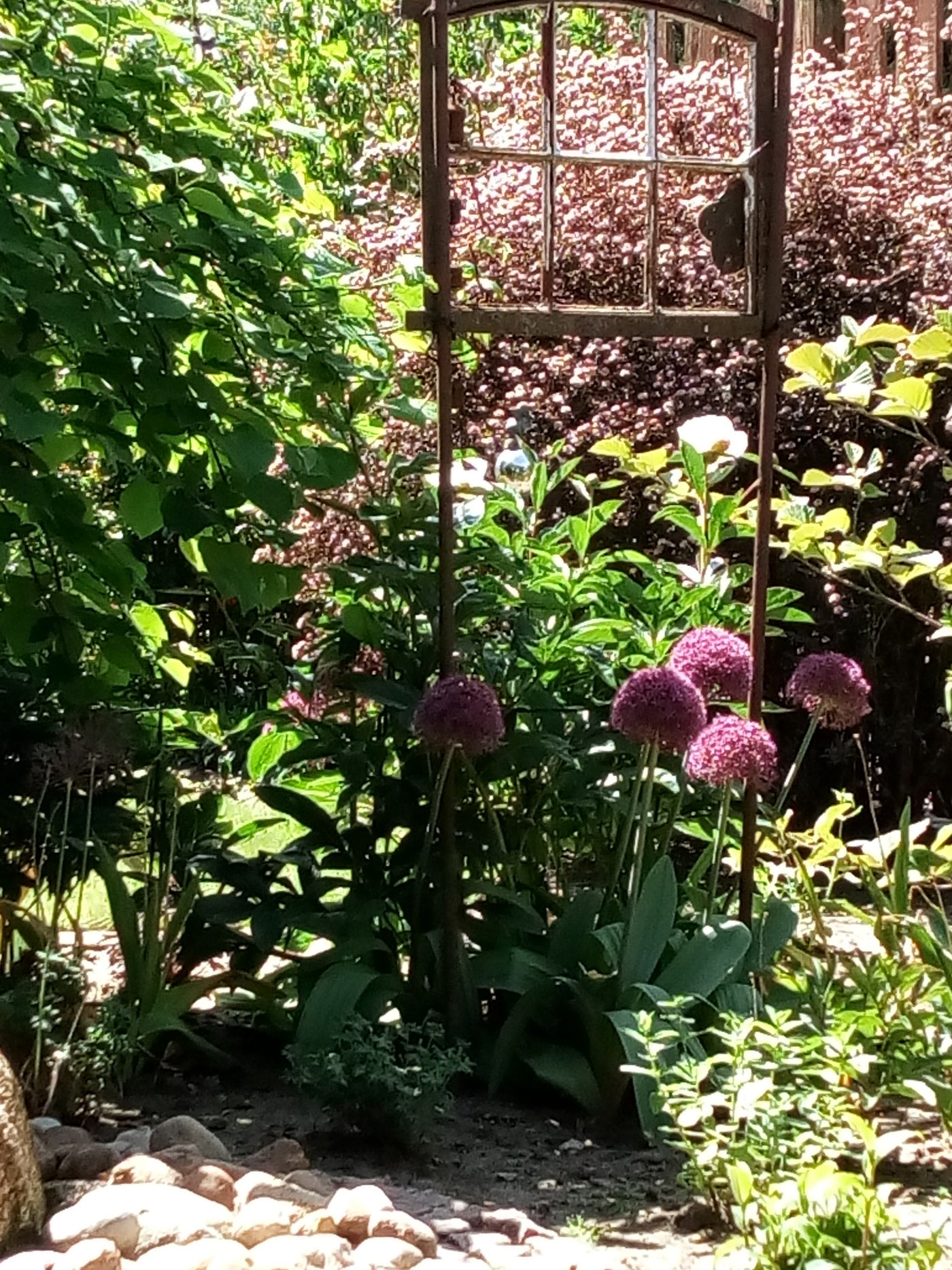 Garten Deko Altes Fenster