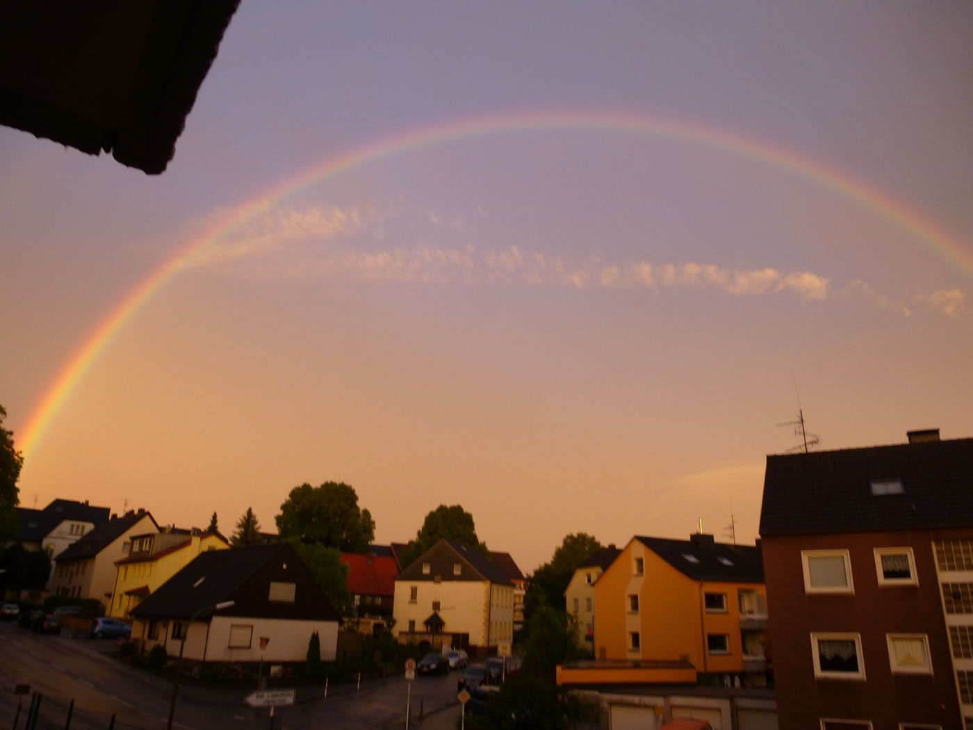 Blick vom Balkon