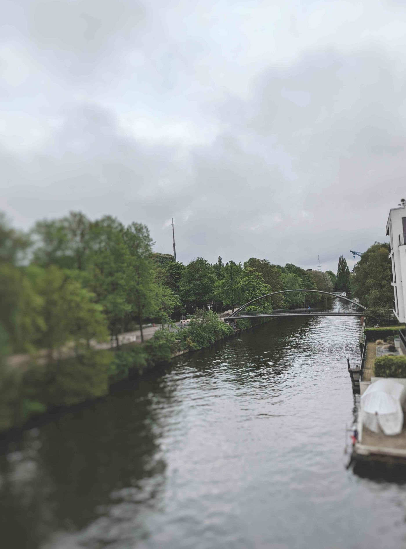 Blick vom Balkon