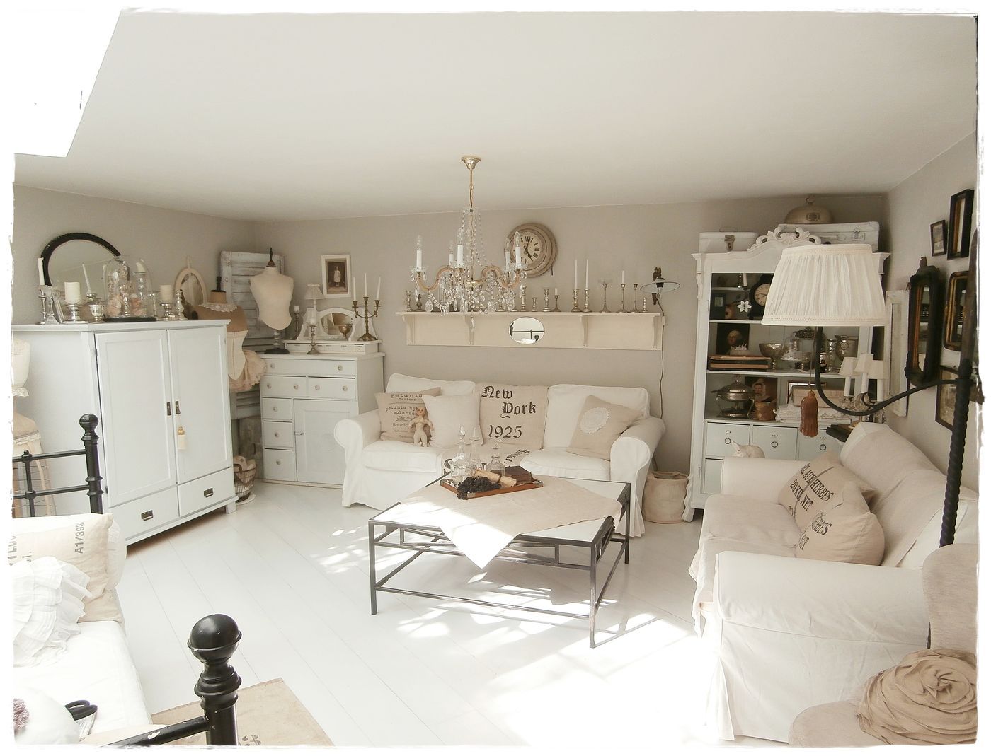 Shabby Chic Wohnzimmer