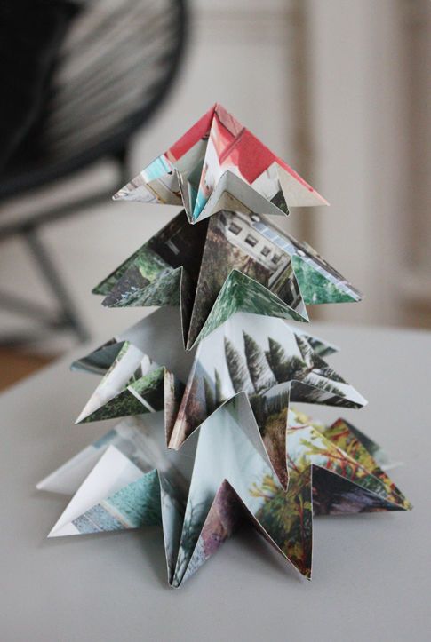 Weihnachtsdeko aus Papier