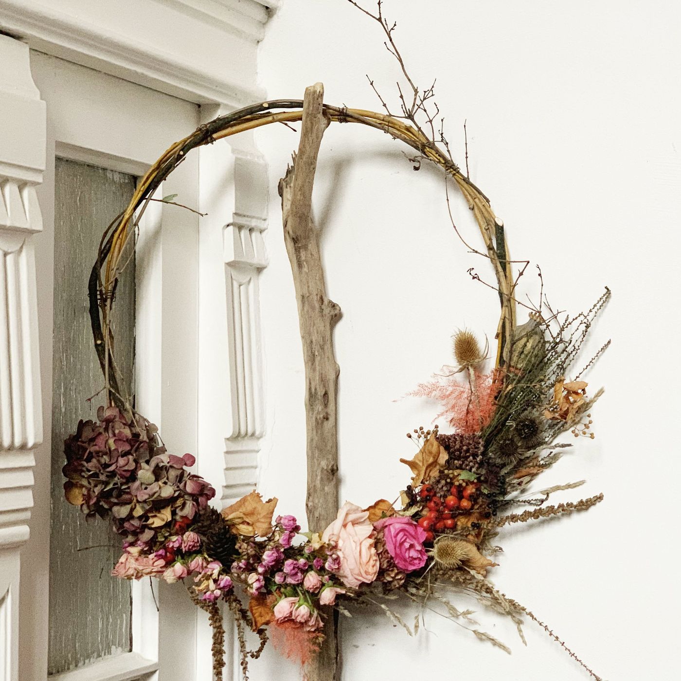 DIY: Herbstlicher Blumenkranz von imraum