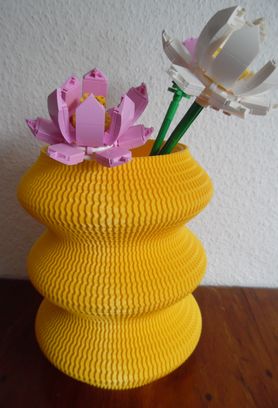 3D-Vase (incl. Glaseinsatz) NEU!