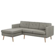 Mørteens Ecksofa Croom Fango Webstoff 211x84x154 cm