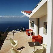 Veranda mit Blick auf den Ozean